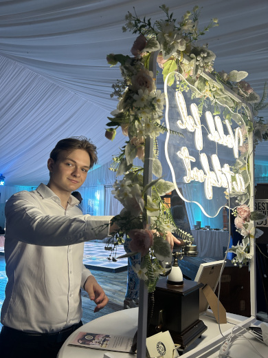 ReCall telefonos vendégkönyv LED háttérfénnyel